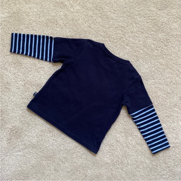 Navy Sailboat Kids Shirt - Picture 3 of 11